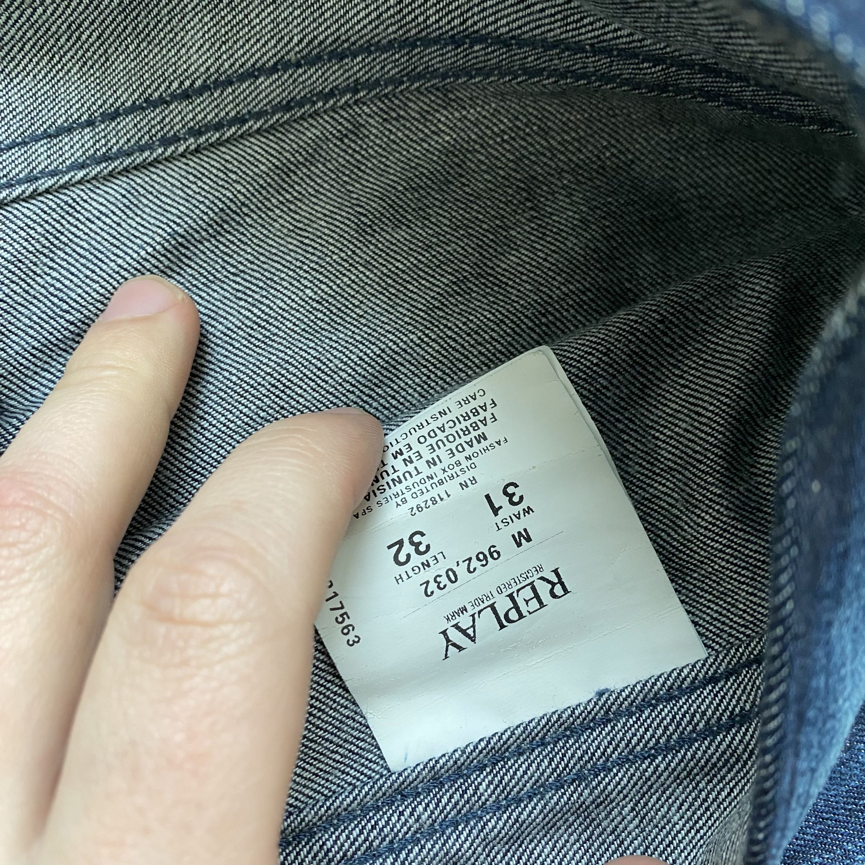 Replay Biker Style Jeans Replay Designer distresed denim pants Size US 32 / EU 48 - 8 Thumbnail