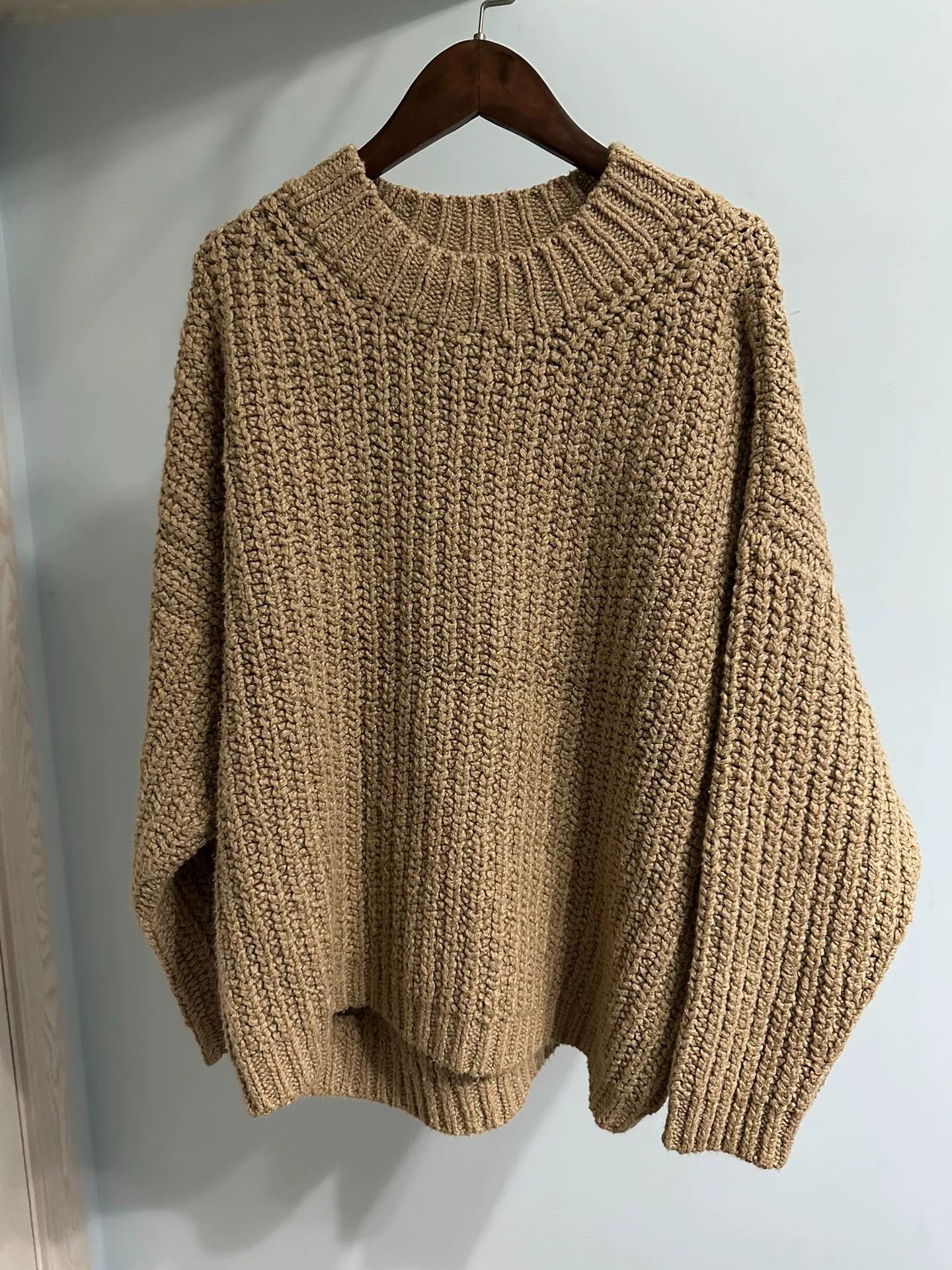 Lauren Manoogian Lauren Manoogian Knit Sweater in Beige Size M / US 6-8 / IT 42-44 - 1 Thumbnail