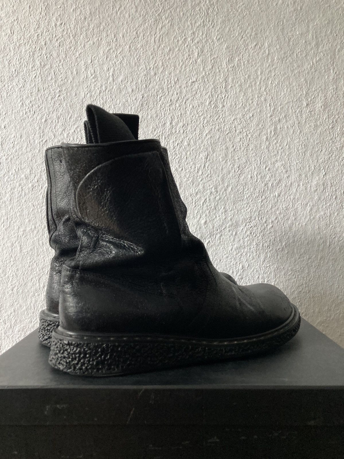 Rick Owens F/W 09 "CRUST" Blistered Lamb Leather Cargo Creeper IT43,5 Size US 10.5 / EU 43-44 - 21 Thumbnail