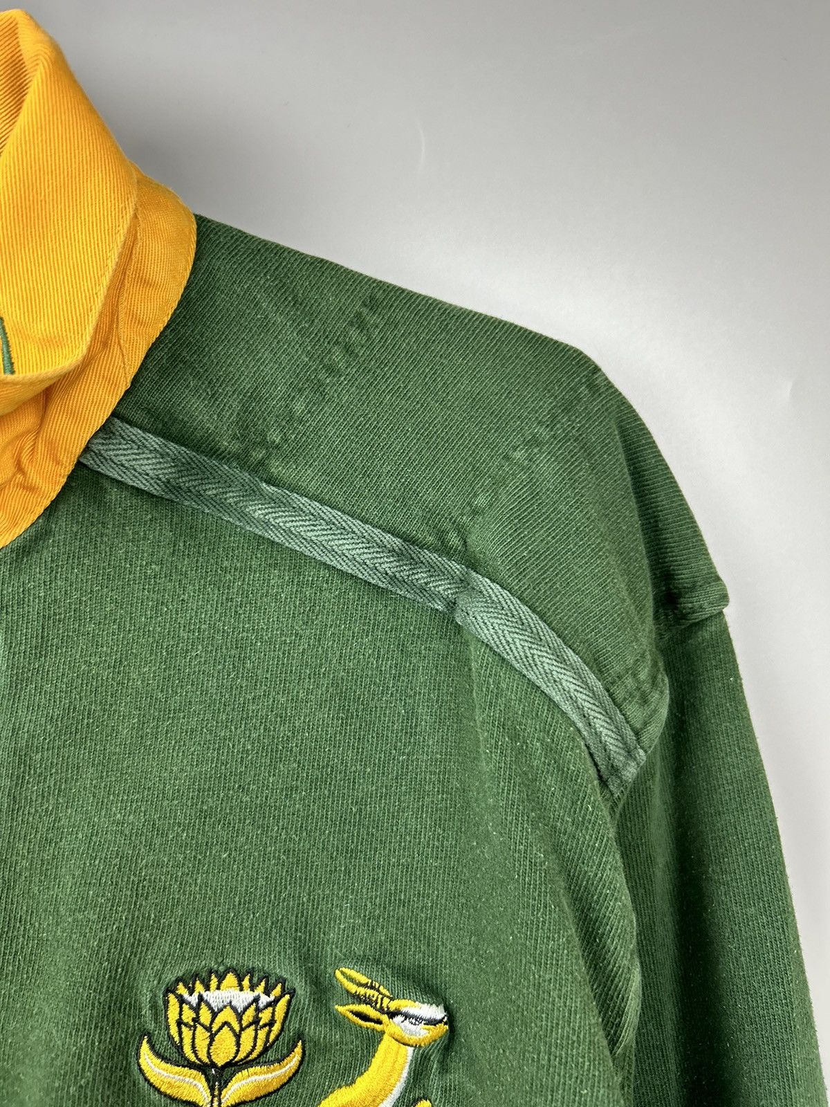 Nike × Vintage Vintage 90s Nike South Africa SA Rugby Long Sleeve Jersey Size US XL / EU 56 / 4 - 8 Thumbnail