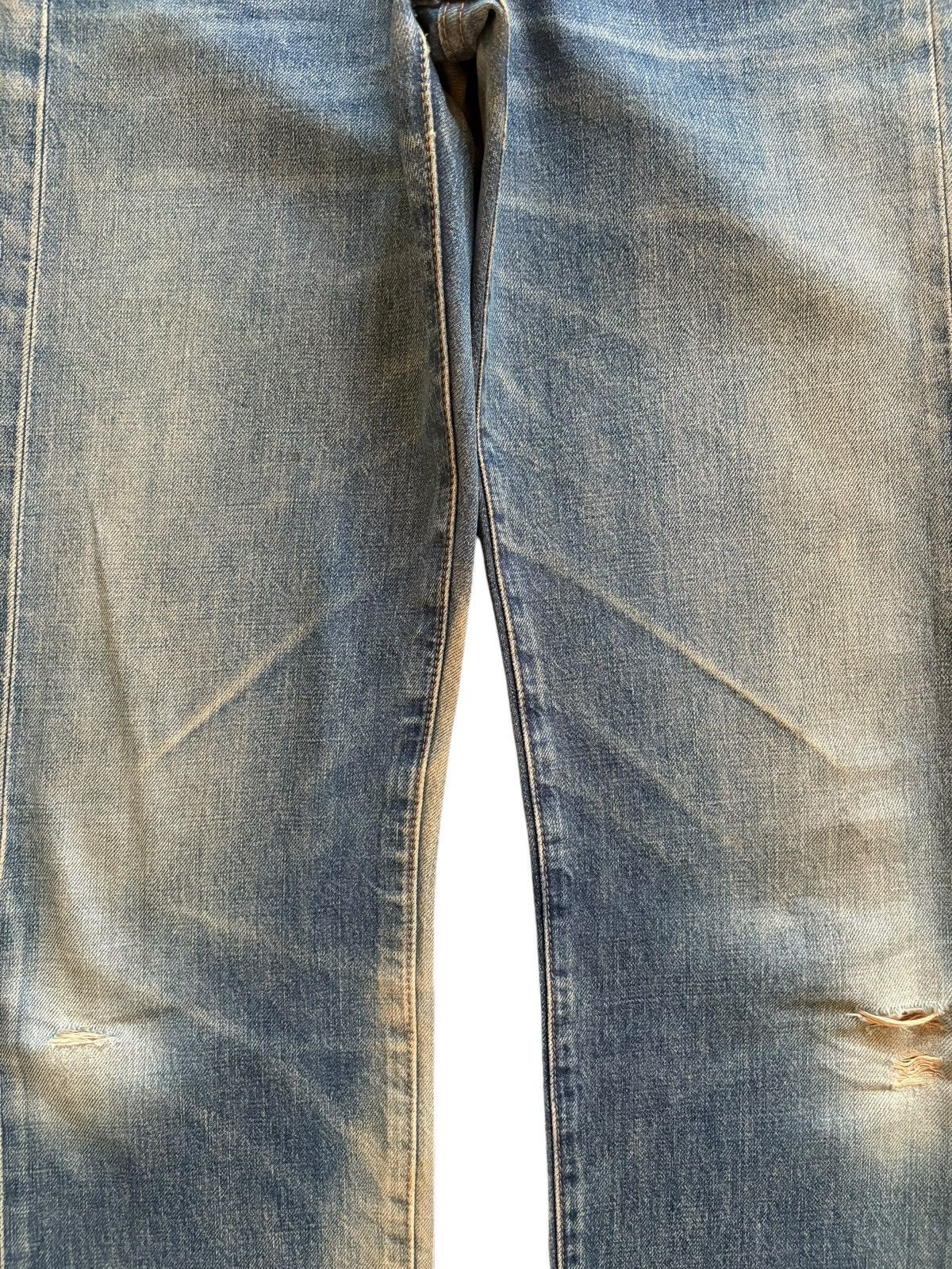 Levi's Vintage 80s Levis 502 Big E Mud Wash Japanese Selvedge Jeans Size US 30 / EU 46 - 6 Thumbnail