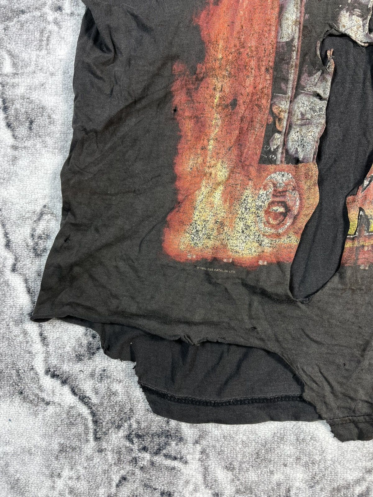 KISS KISS Psycho Circus Tour 1998 Distressed Faded Tee Size US XXL / EU 58 / 5 - 8 Thumbnail