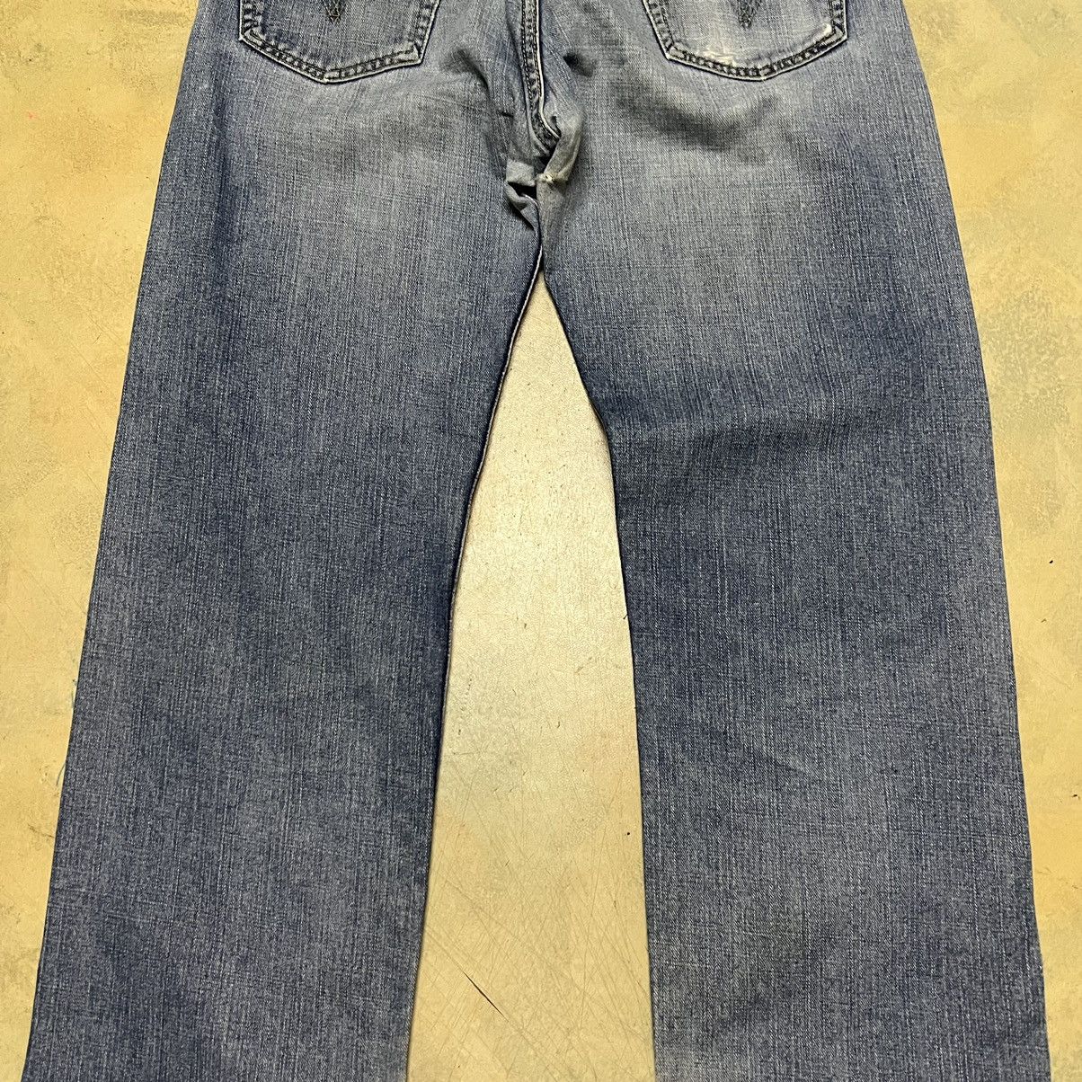 Jean × Levi's × Levi's Vintage Clothing Vintage Levis 534 Distressed Design Denim Jeans Size US 33 - 17 Thumbnail