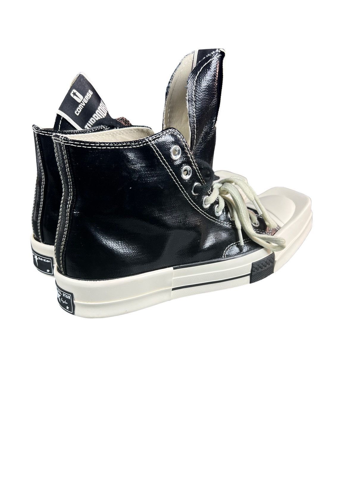 Rick Owens Drkshdw Rick Owens DRKSHDW x Converse TurboDRK Hi Blk Patent Size 8 Size US 8 / EU 41 - 8 Thumbnail
