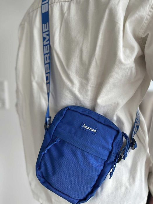 Supreme shoulder outlet bag ss18 fake