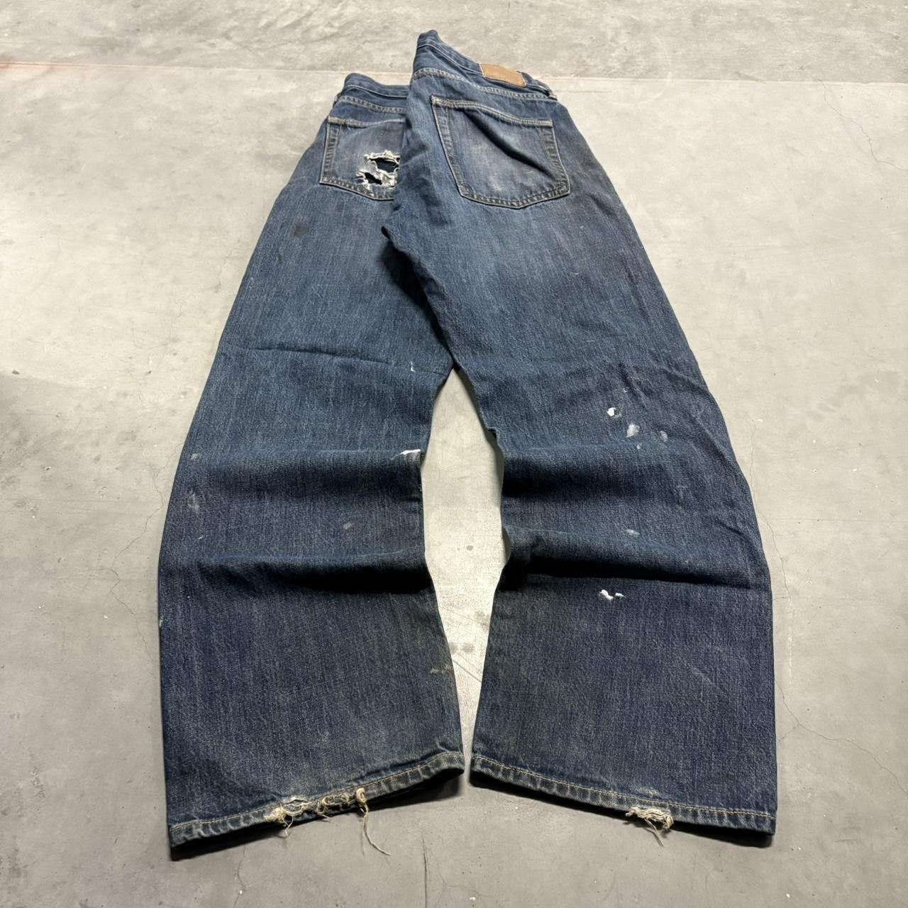 Gap Crazy Vintage Y2K/2000s Baggy Gap Relaxed Streetwear Dark Wash Denim Jeans! Size US 32 / EU 48 - 6 Thumbnail