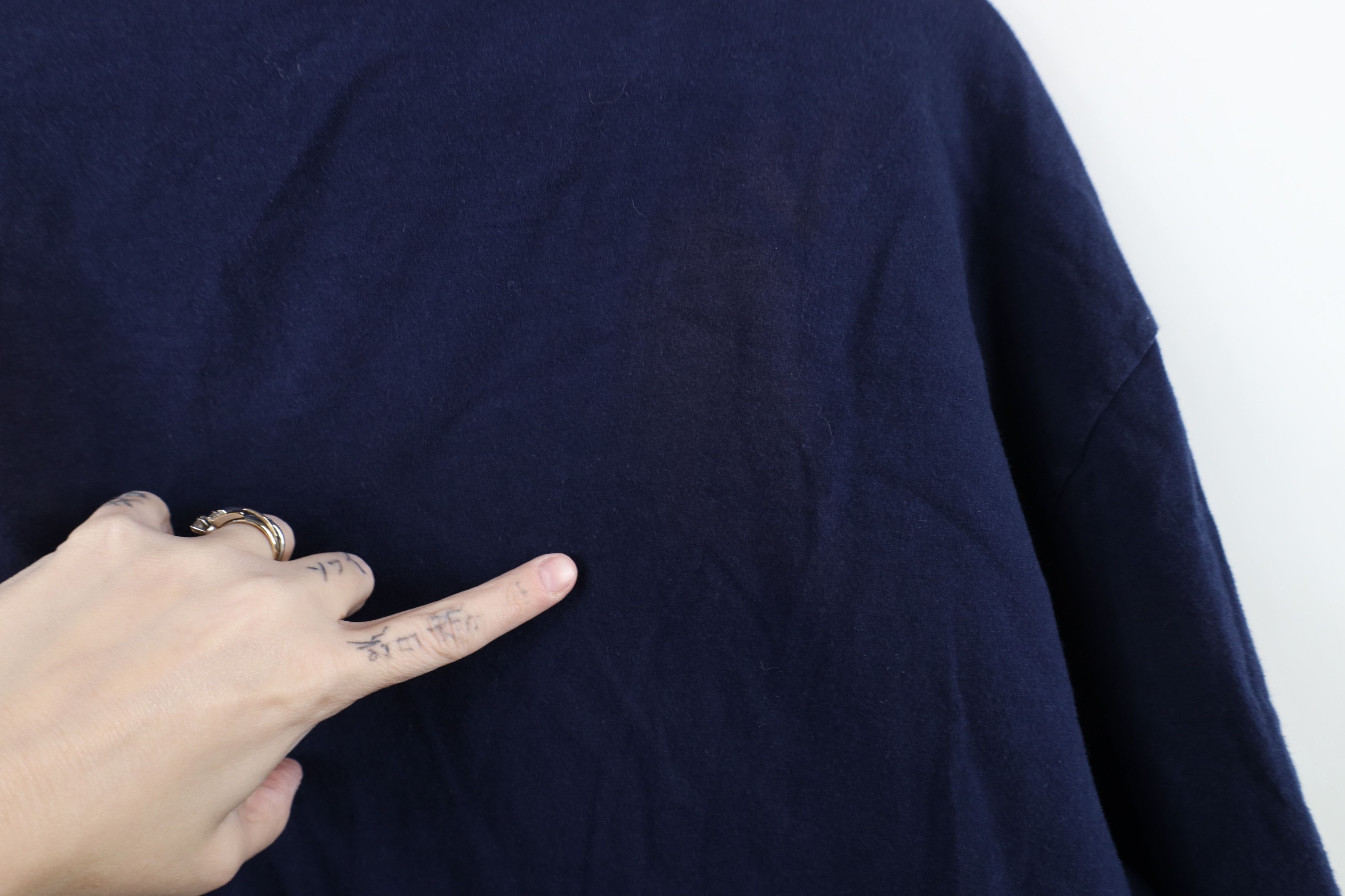 Vintage Vintage 90s Streetwear Heavy Cotton Long Sleeve T-Shirt USA Size US XL / EU 56 / 4 - 10 Thumbnail