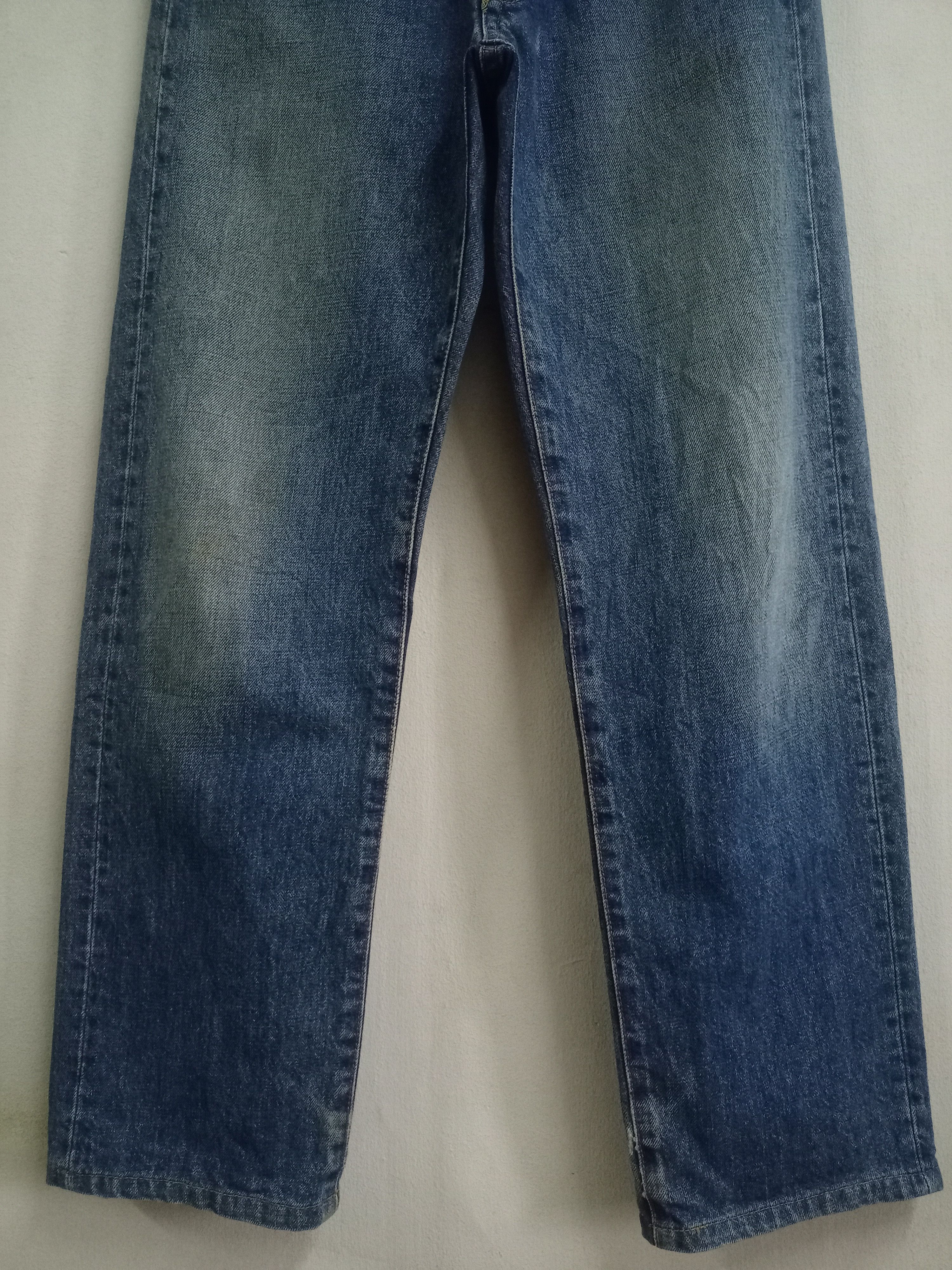 Japanese Brand Vintage Japanese Brand Faded Straight Loose Jeans 28x29 Size US 28 / EU 44 - 5 Thumbnail