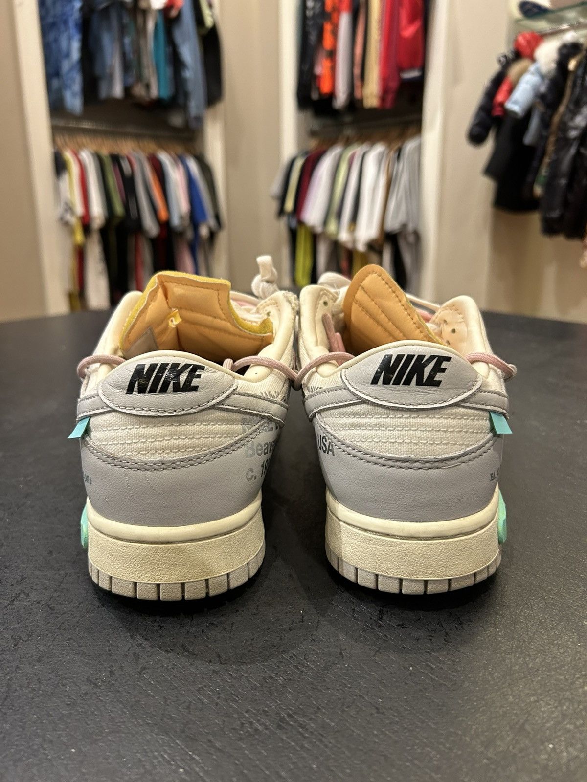 Nike × Off-White Nike Dunk Low ‘Off-White Lot 09’ Size US 9 / EU 42 - 5 Thumbnail