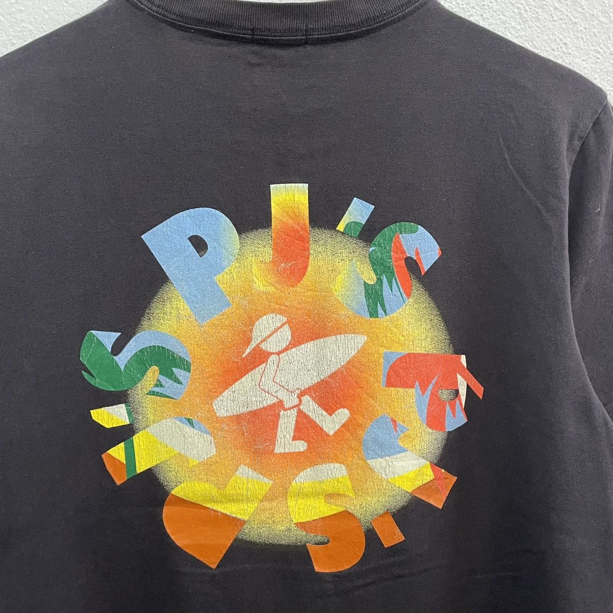Vintage 🔥Vintage 90s PJ’Surfer PJ’S Big Logo Surf Skate Tee Size US M / EU 48-50 / 2 - 2 Thumbnail