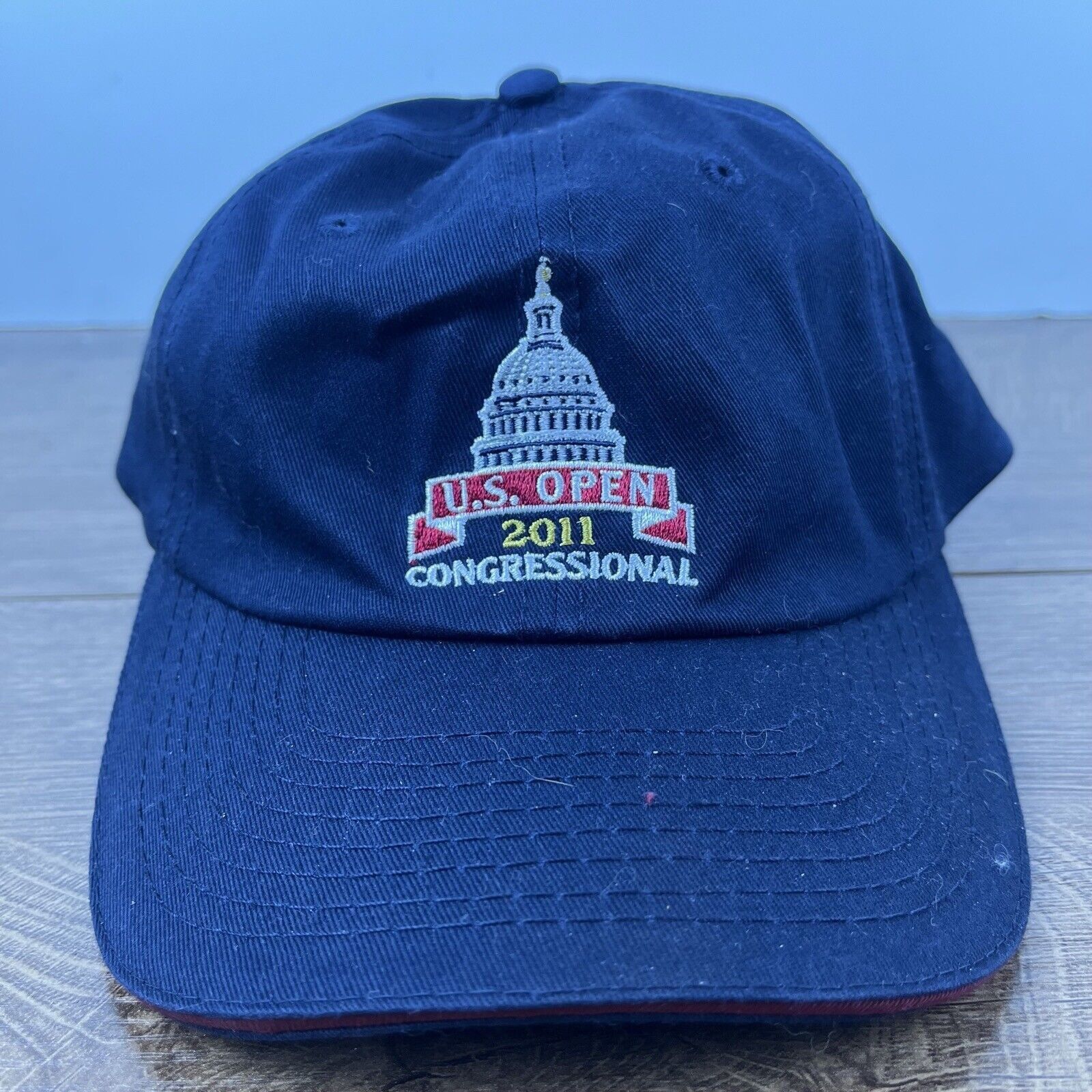 Other 2011 Congrssional US Open Hat Blue Adjustable Hat Blue Adult Size ONE SIZE - 1 Thumbnail