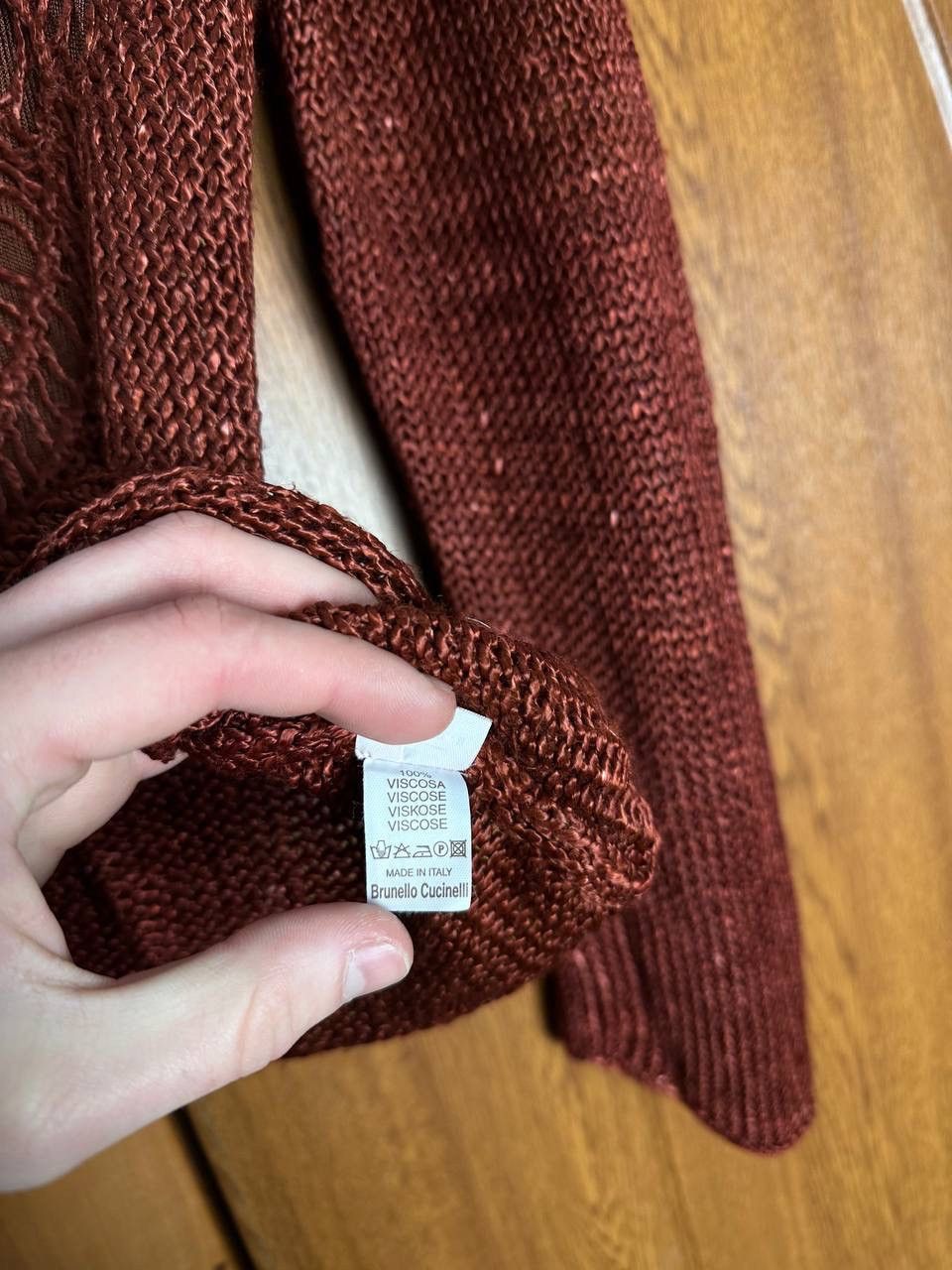 Brunello Cucinelli Brunello Cucinelli Vintage Sculptural Knit Sweater Panel Size XL / US 12-14 / IT 48-50 - 7 Thumbnail