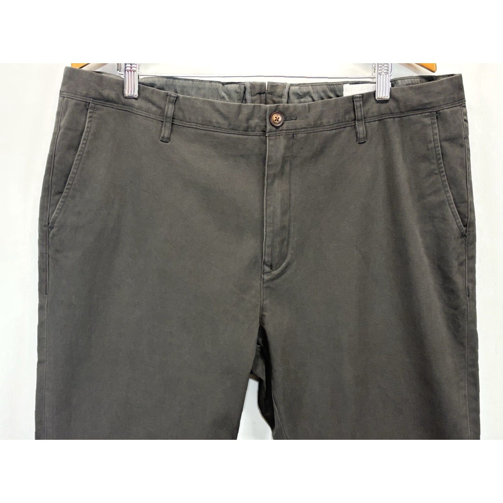 Mott & Bow Mott & Bow The Twill Chino Pants Mens Size 40x32 Brown Stretch Casual Business Workwear Size US 40 / EU 56 - 2 Thumbnail