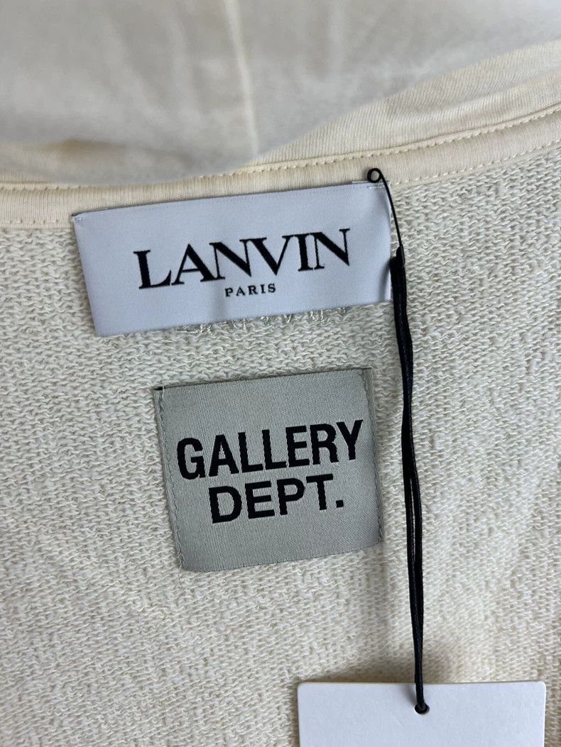 Lanvin Lanvin Hoop Cotton Splash Hoodie Size M / US 6-8 / IT 42-44 - 5 Thumbnail