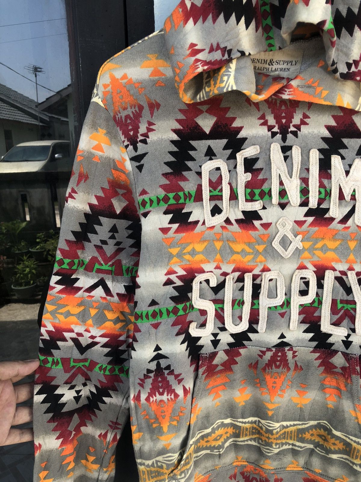 Denim & Supply Ralph Lauren × Hysteric Glamour × Japanese Brand Denim Supply Ralph Lauren Navajo Hoodie Size US S / EU 44-46 / 1 - 3 Thumbnail