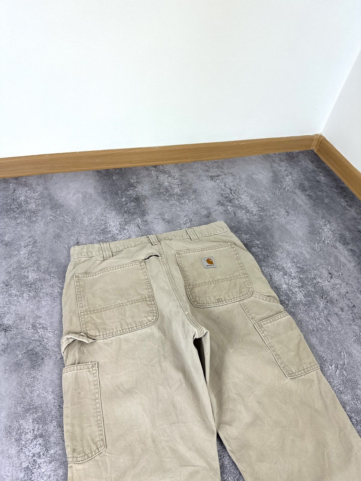 Carhartt Vintage Carhartt Baggy Y2K Cargo Carpenter USA Work Pants Size US 34 / EU 50 - 6 Thumbnail