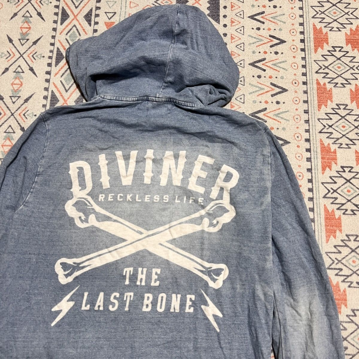 Japanese Brand Diviner Punk Bone hoodie Size US L / EU 52-54 / 3 - 3 Thumbnail