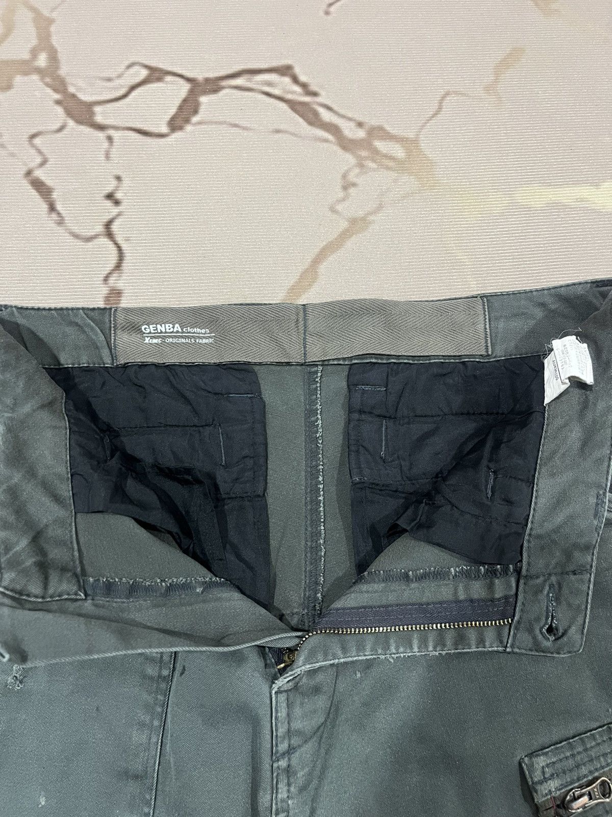 Japanese Brand Genba Xebec Work Pants Distressed Cargo Utility Size US 33 - 9 Thumbnail