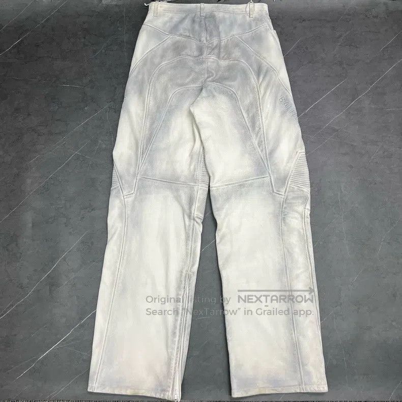 Balenciaga Balenciaga size S Motorcycle Leather Pants Size US 27 - 2 Thumbnail