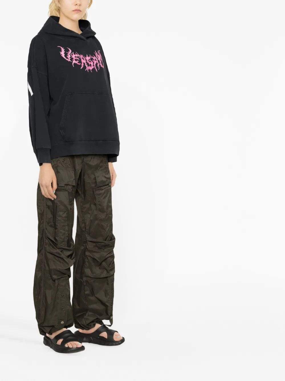 Versace o1y0226 Hoodie in Black Size XS / US 0-2 / IT 36-38 - 4 Thumbnail