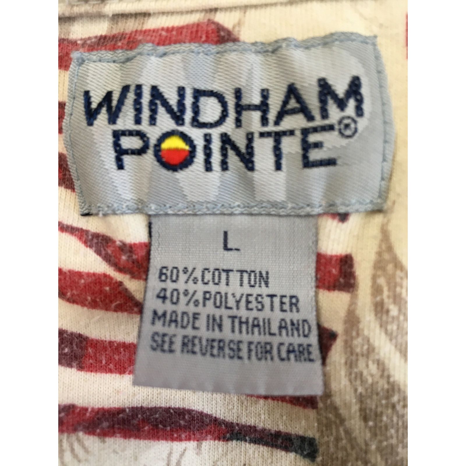 Other Windham Pointe L Hawaiin Patriotic Short Sleeve Polo Shirt Size US L / EU 52-54 / 3 - 3 Thumbnail