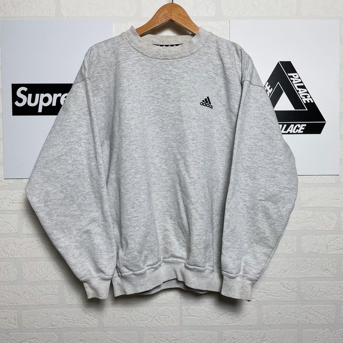 Adidas Vintage sweatshirt Adidas 90s oversized hype Size US M / EU 48-50 / 2 - 1 Thumbnail