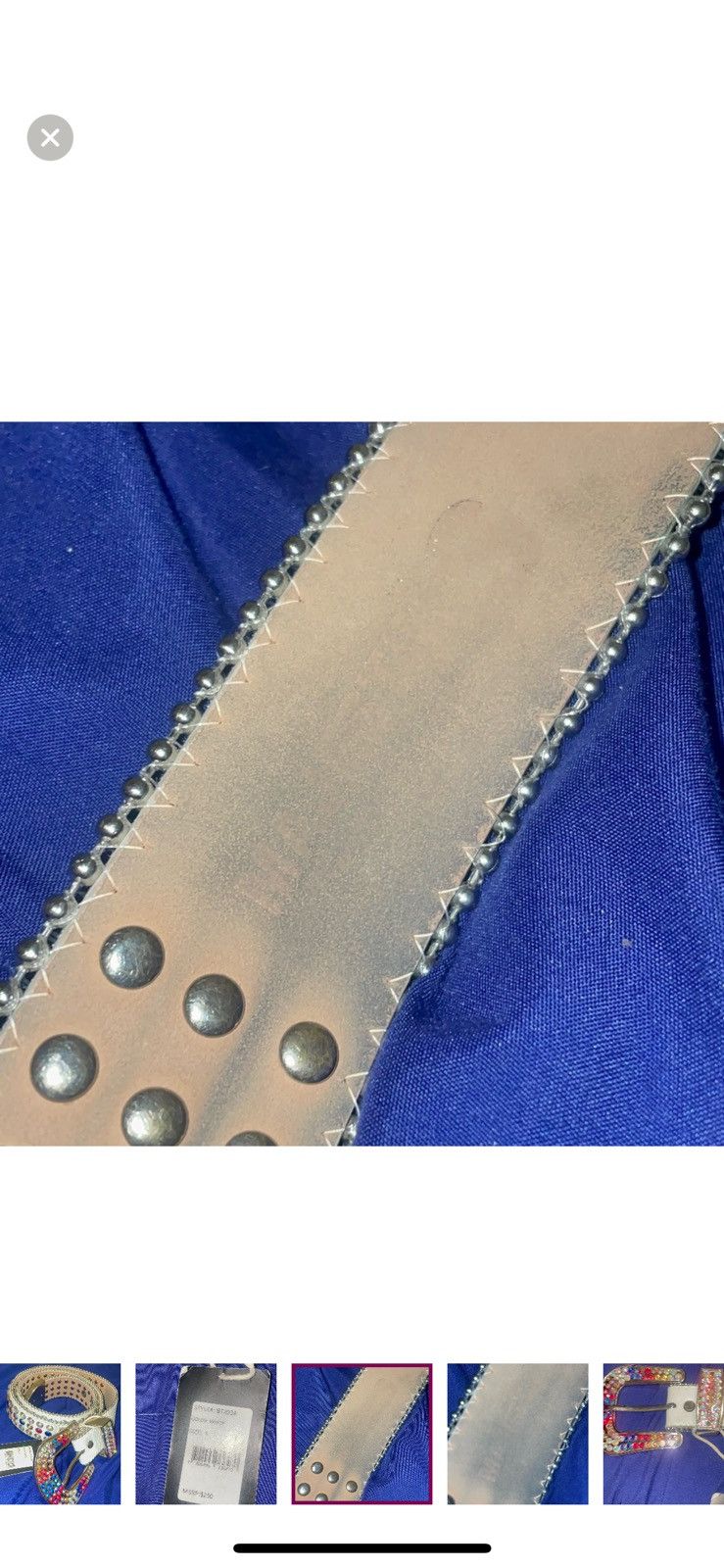 Designer Rhinestone Belt Size ONE SIZE - 3 Thumbnail