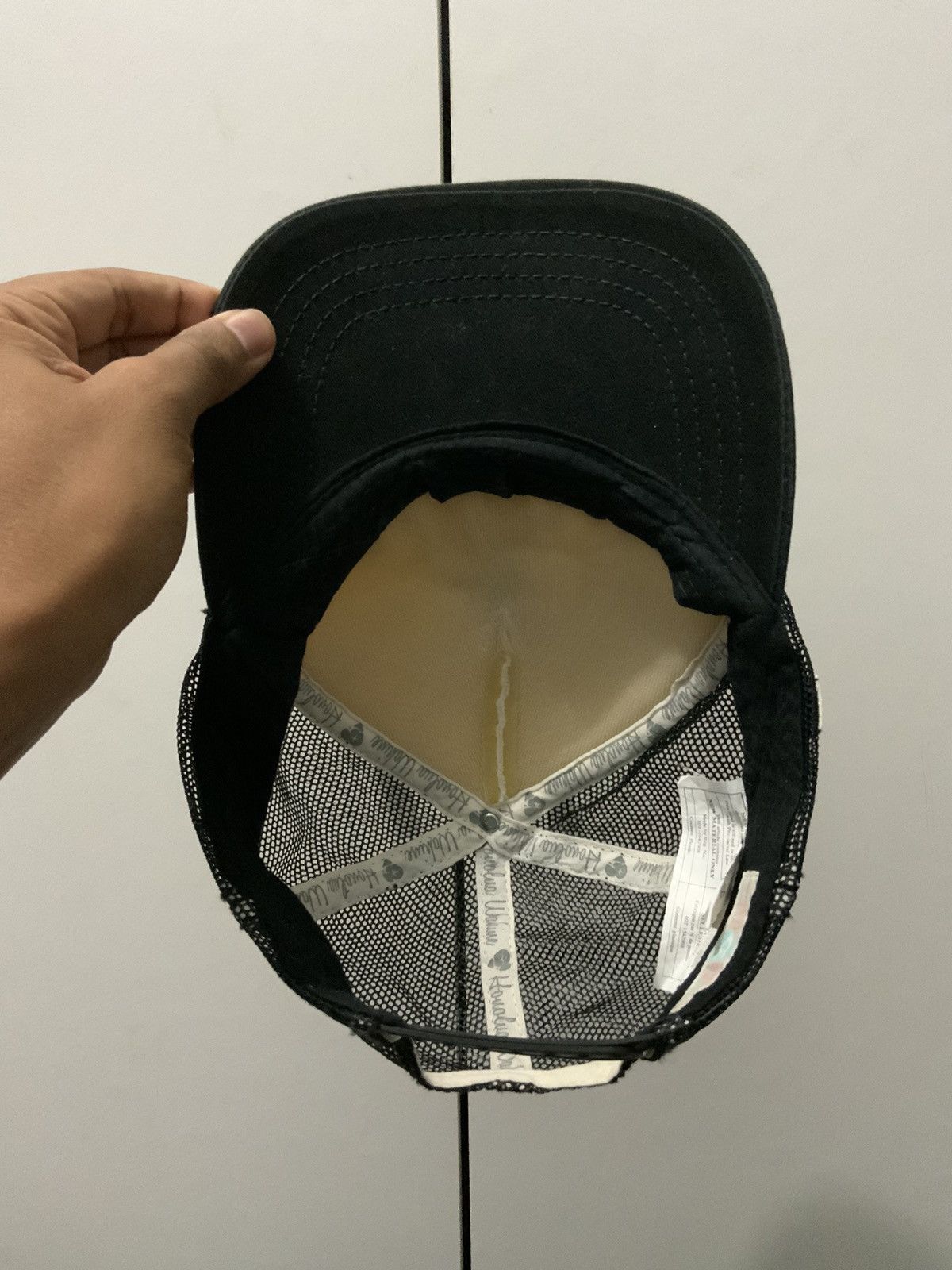 If Six Was Nine Aloha Hawaii Faded Black Trucker Hat Size ONE SIZE - 7 Thumbnail