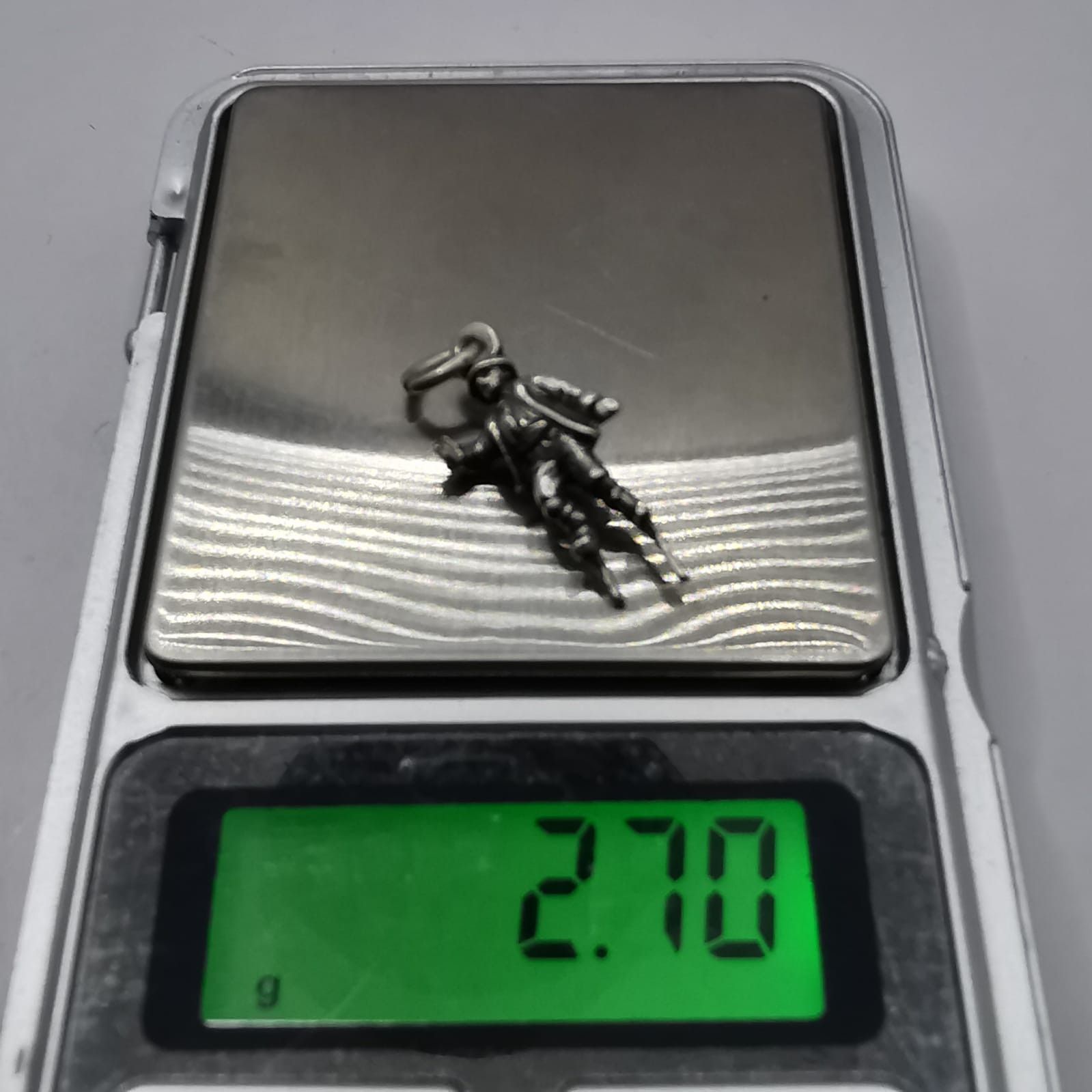 Sterling Silver Vintage Pendant Miniature 925 Sterling Silver Jewelry 2,70g Size ONE SIZE - 5 Thumbnail