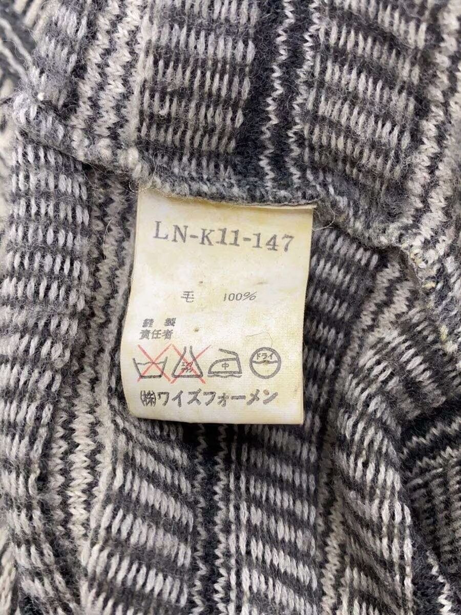Y's for Men × Yohji Yamamoto Striped High Neck Wool Knit Sweater Size US M / EU 48-50 / 2 - 5 Thumbnail