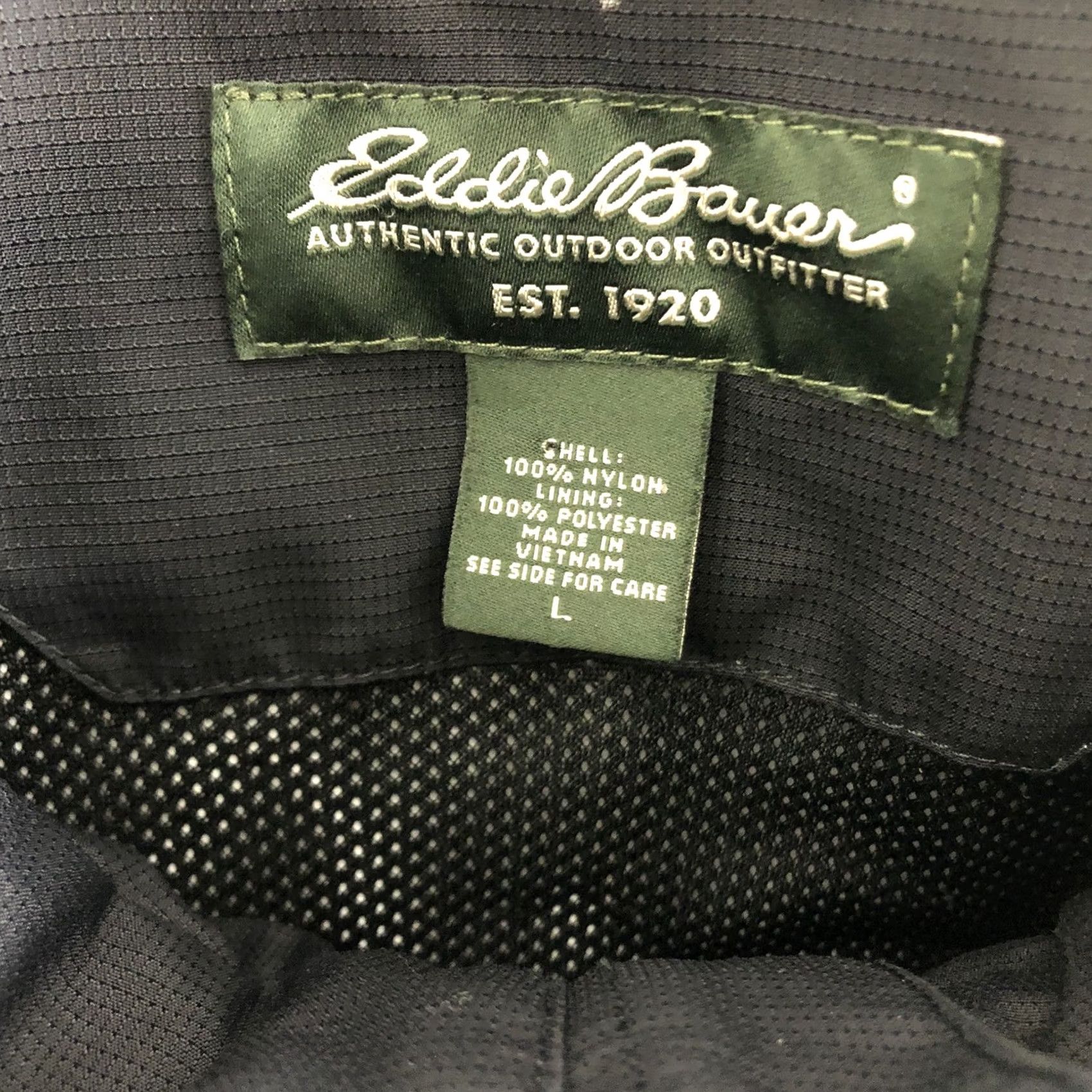 Eddie Bauer Eddie Bauer Jacket Black Full Zip Men's Size L Outdoor Cirruslite Outdoor Weatherproof N/A Size US L / EU 52-54 / 3 - 6 Thumbnail