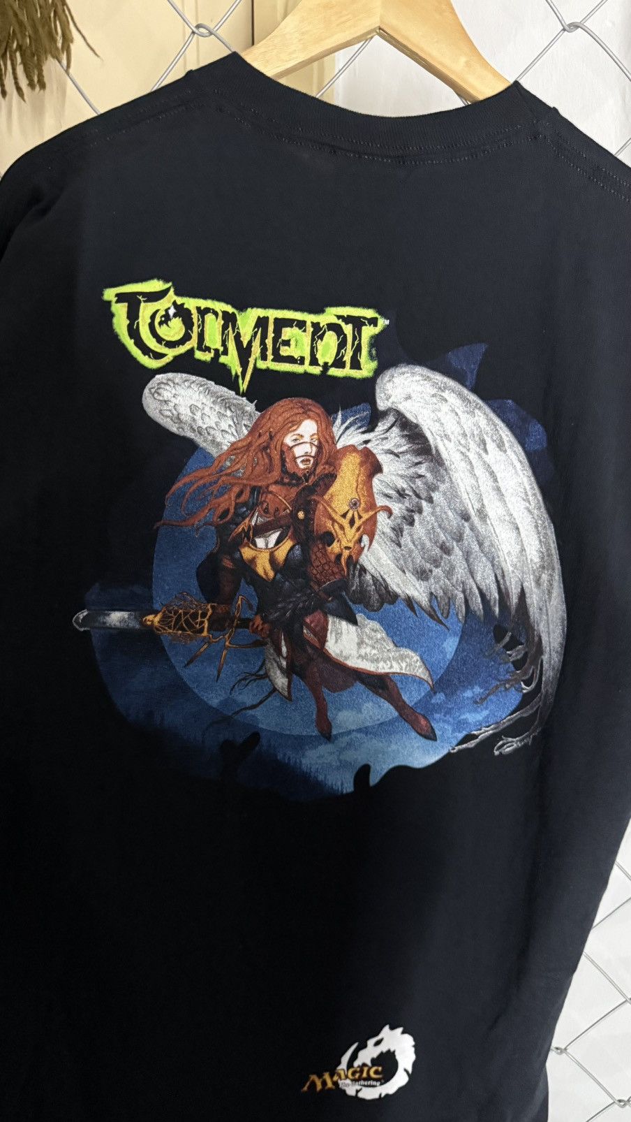 Vintage Vintage 2002 Magic The Gathering Torment Tshirt Black Size US L / EU 52-54 / 3 - 3 Thumbnail