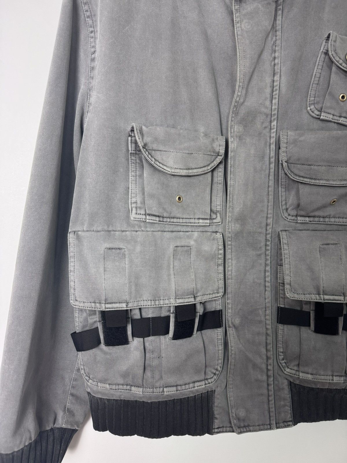 Dolce & Gabbana AW2003 Dolce & Gabbana Faded Bondage Utility Cargo Jacket Size US L / EU 52-54 / 3 - 9 Thumbnail