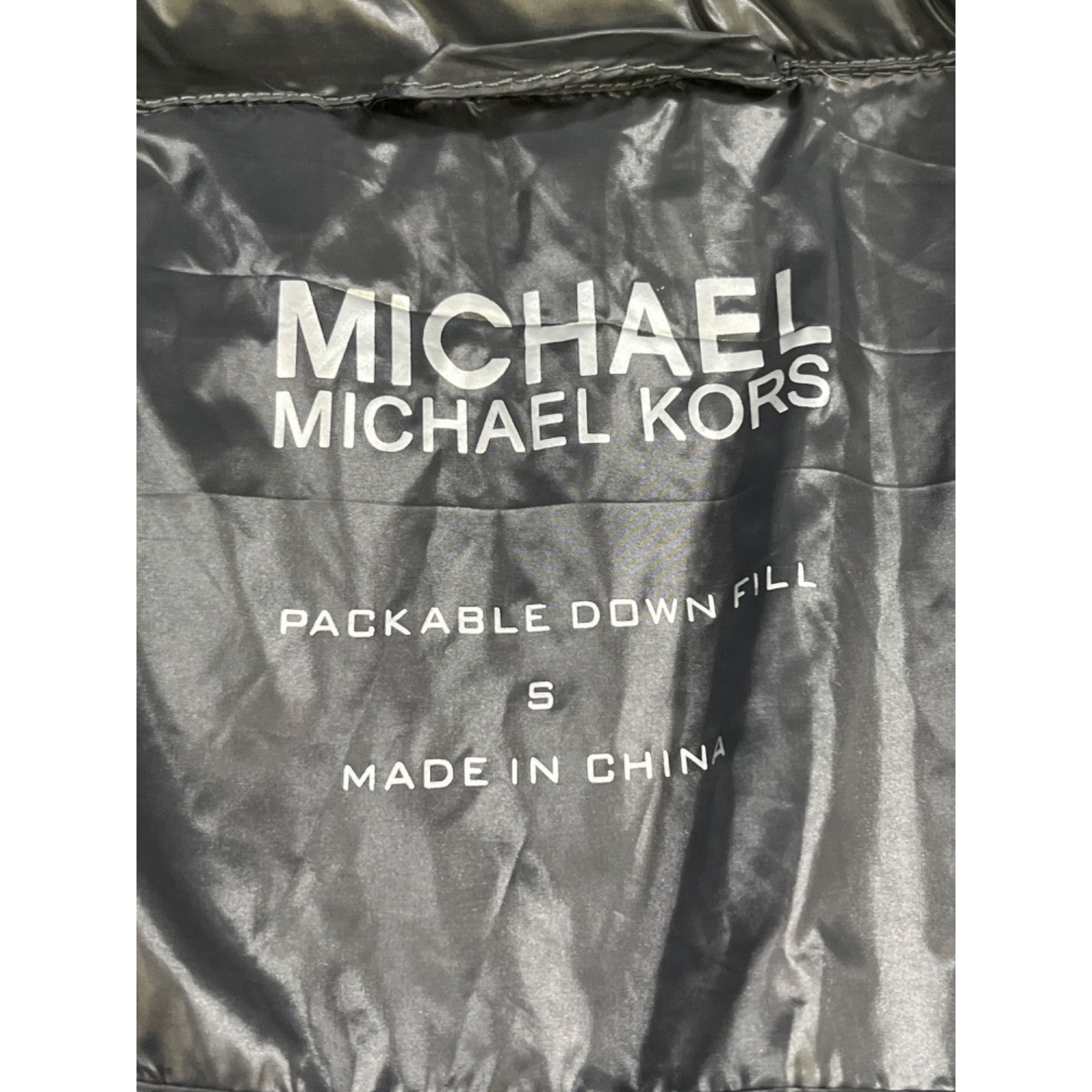 Michael Kors Michael Michael Kors Women's Grey Puffer Jacket Size S SKU 6 Size S / US 4 / IT 40 - 3 Thumbnail