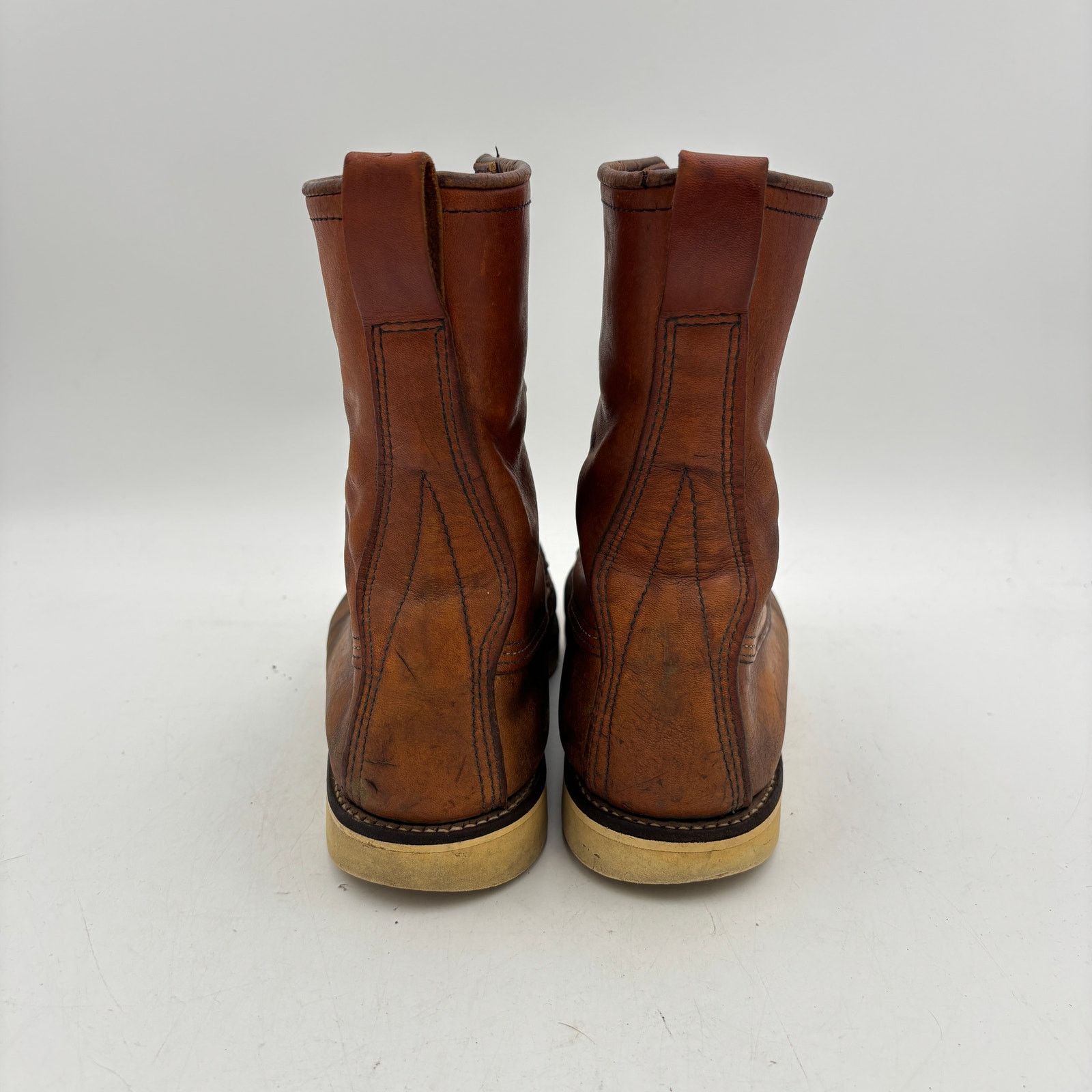 Red Wing × Vintage Vintage Red Wing Irish Setter Moc Toe Leather Work Boot 11.5 Size US 11.5 / EU 44-45 - 4 Thumbnail