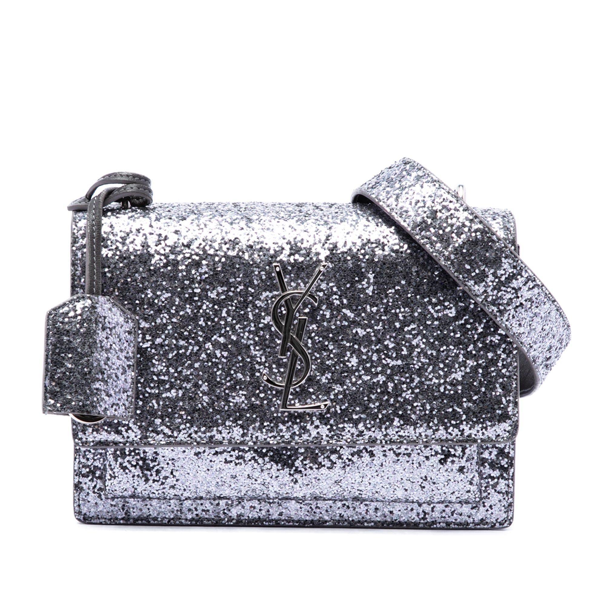 Saint Laurent Paris Glitter Leather Monogram Sunset Crossbody Size ONE SIZE - 1 Thumbnail