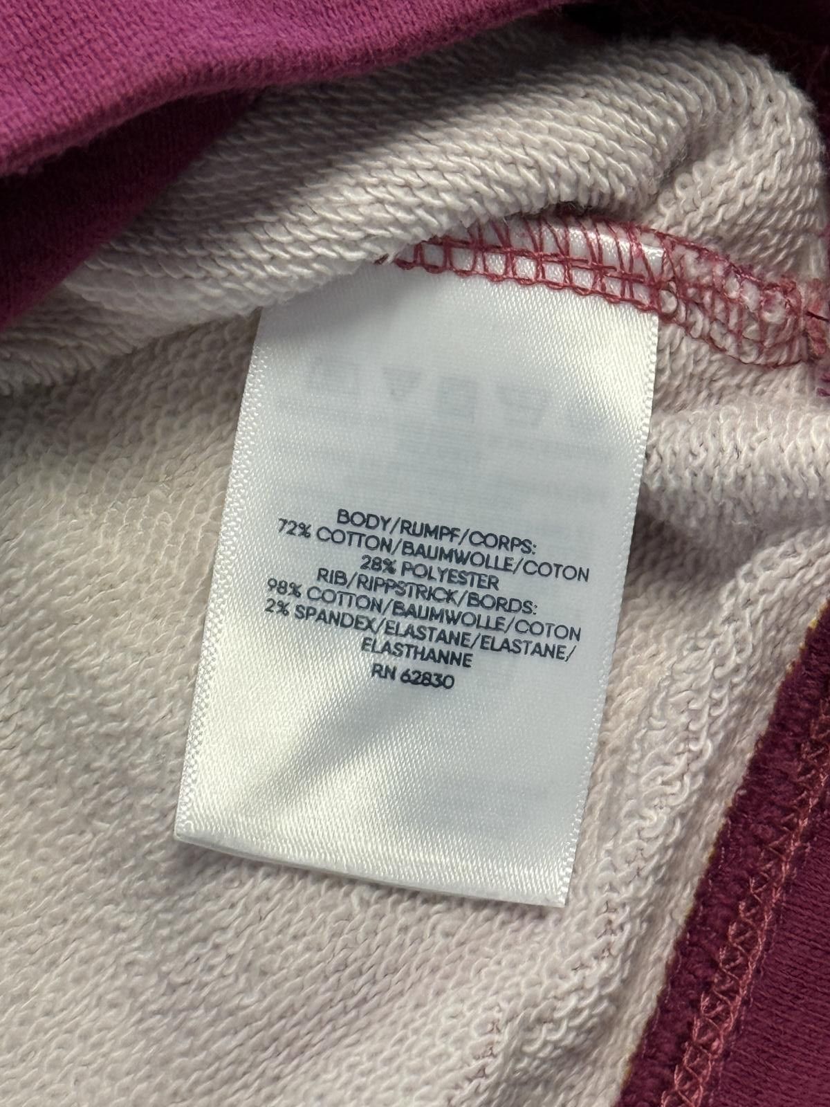 Lands' End Womens Lands Serious Sweats Crewneck Purple / Maroon XS Size XS / US 0-2 / IT 36-38 - 3 Thumbnail