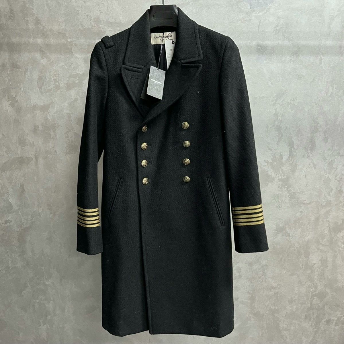 Saint Laurent Paris Saint Laurent Black Double-Breasted Jacket Size XS / US 0-2 / IT 36-38 - 1 Thumbnail