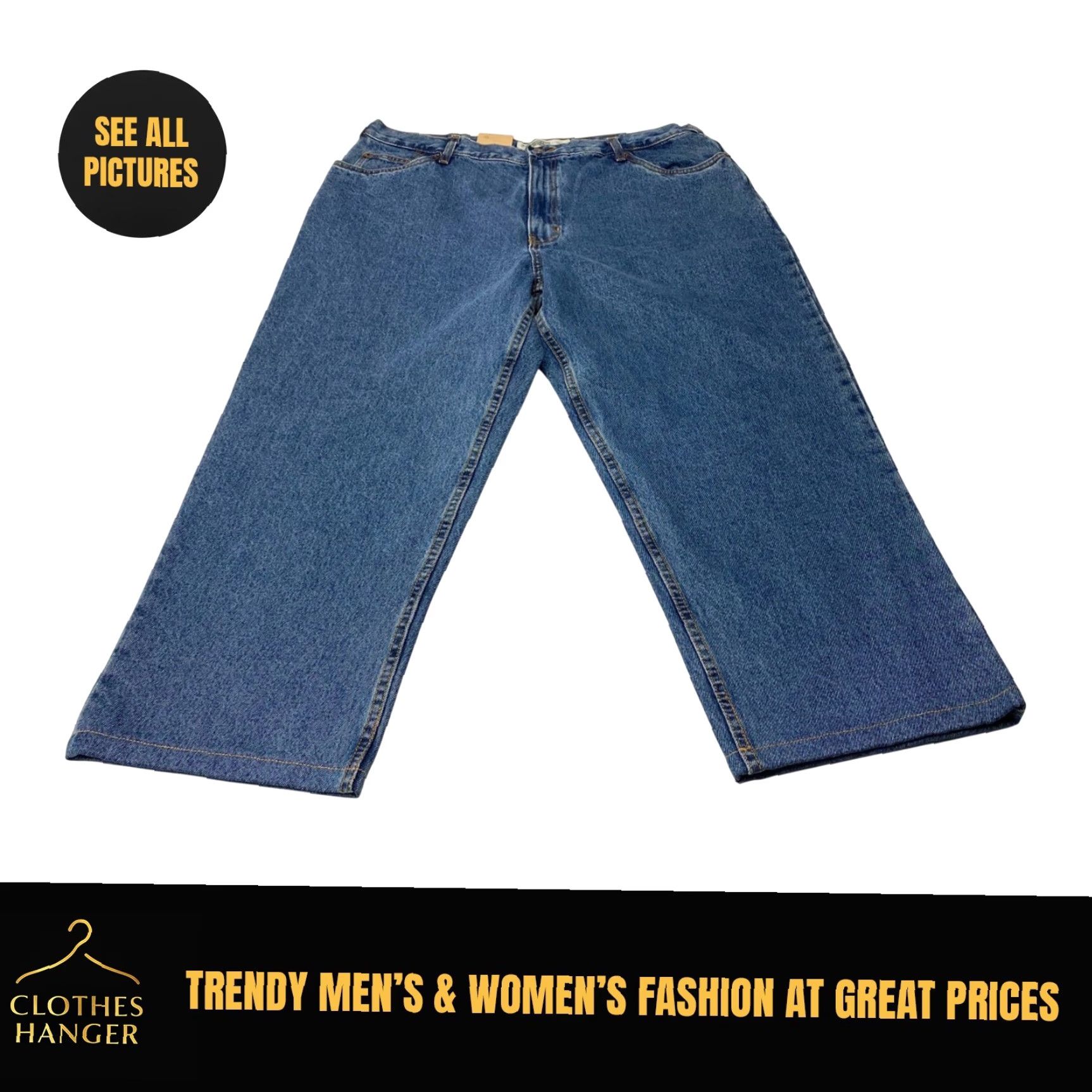 Route 66 Route 66 Jeans Blue Denim 38X27 Regular Fit 100% Cotton Mens Jeans Size US 38 / EU 54 - 2 Thumbnail