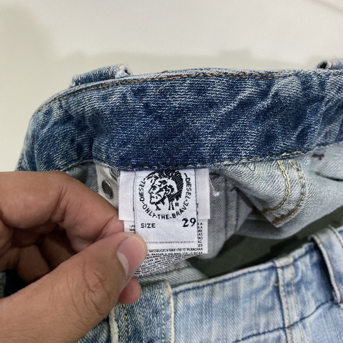 Diesel × If Six Was Nine × Le Grande Bleu (L.G.B.) Diesel Multipocket Bush Denim Jeans Size US 31 - 12 Thumbnail
