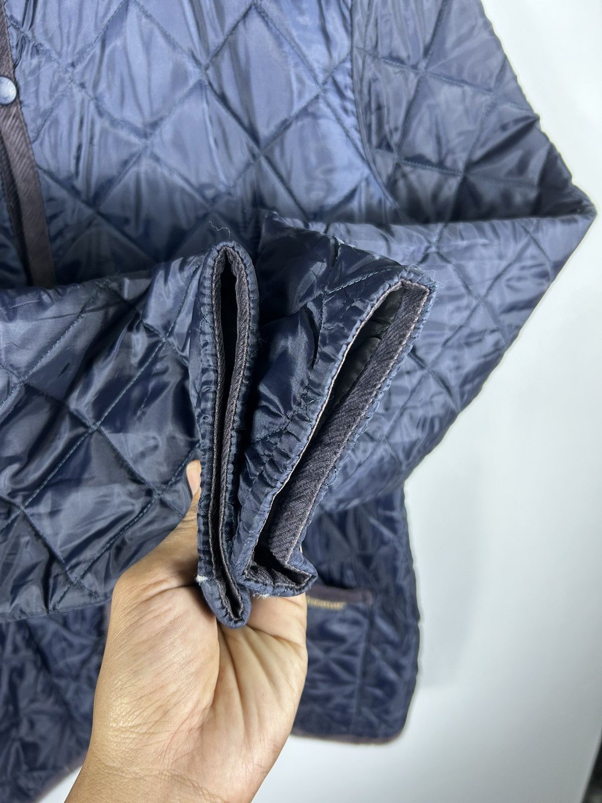 Lavenham × Vintage 🔥Lavenham Hooded Snap Button Quilted Jacket Size US L / EU 52-54 / 3 - 8 Thumbnail