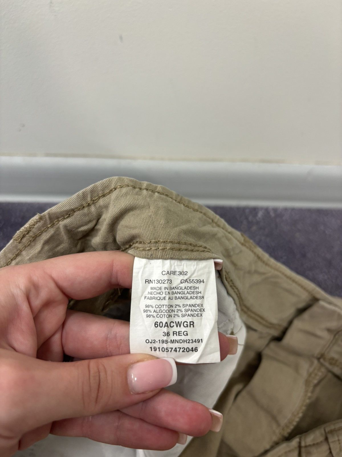 Vintage Vintage Wrangler Y2K Utility Hype Beige Cargo Shorts Size US 36 / EU 52 - 10 Thumbnail