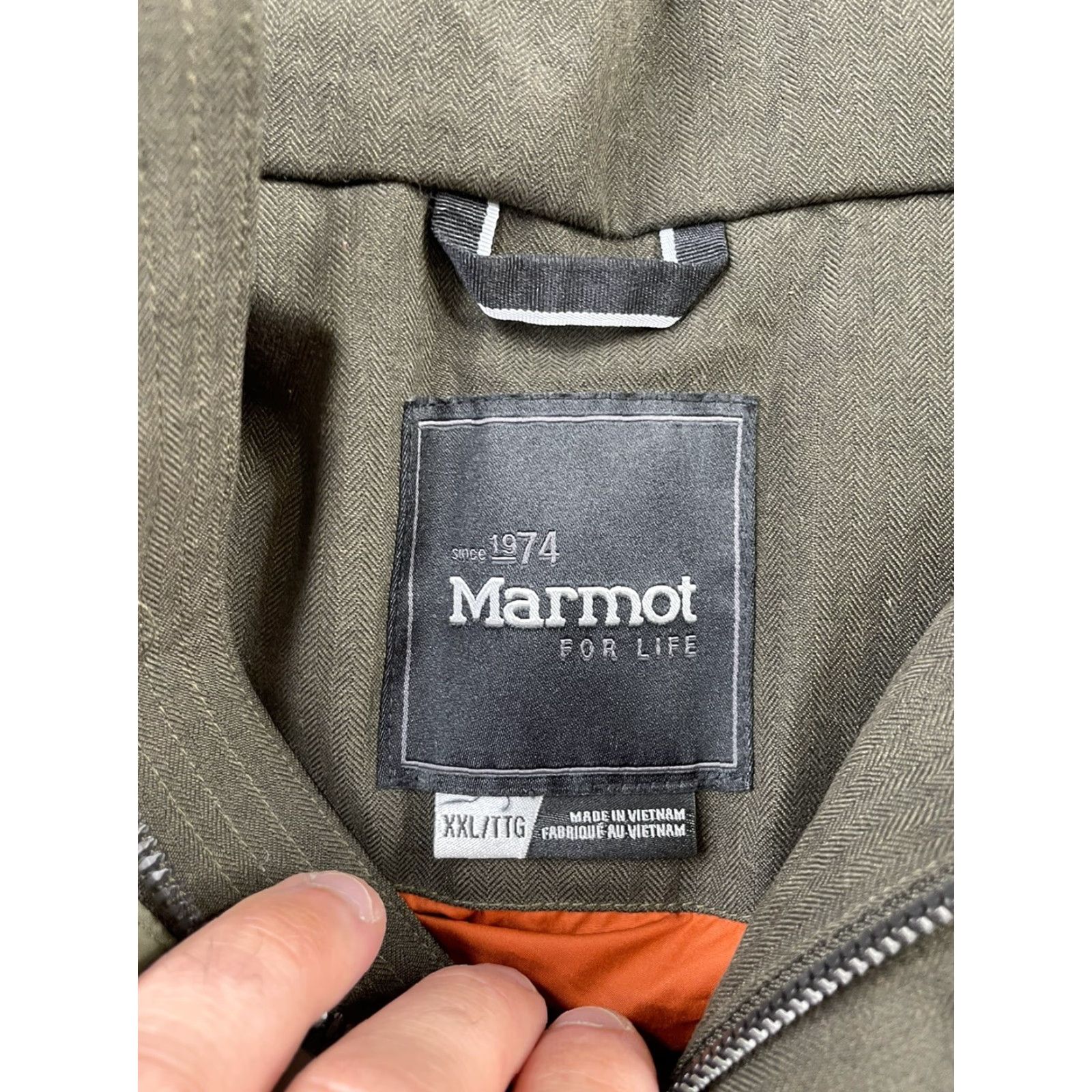 Marmot VINTAGE Marmot Fordham 700 Fill nsulated Down Jacket Green Hood Style 73870 Men’s XXL Size US XXL / EU 58 / 5 - 5 Thumbnail