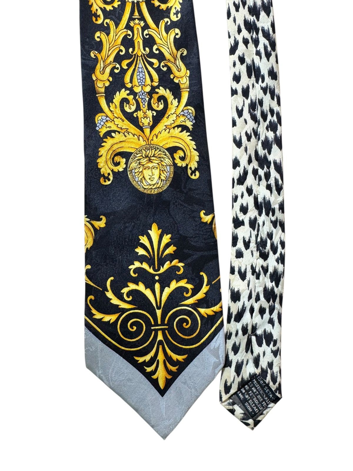 Versace Gianni Versace vintage silk tie baroque Medusa Size ONE SIZE - 2 Thumbnail