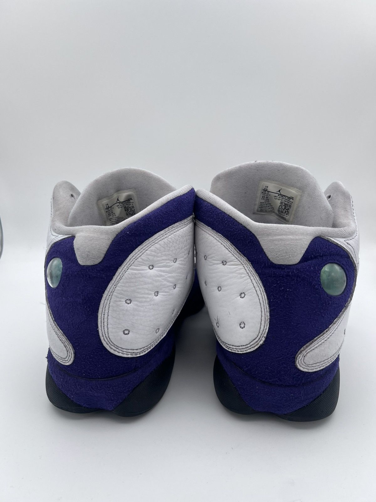 Jordan Brand Nike Air Jordan 13 Lakers Men Size 13 414571-105 White Black Size US 13 / EU 46 - 4 Thumbnail