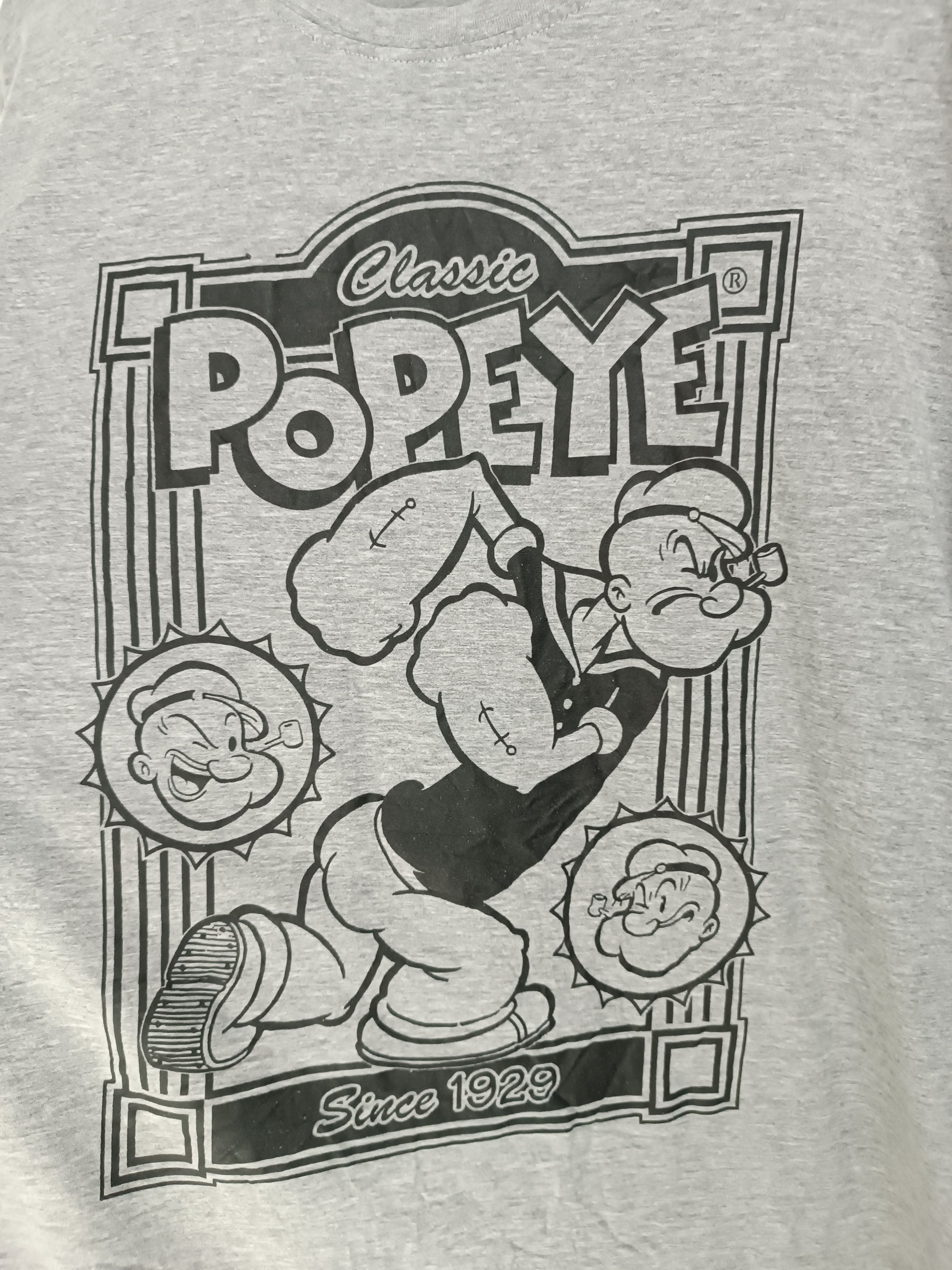 Cartoon Network VINTAGE POPEYE THE SAILOR MAN 3Q CUT TEE Size US L / EU 52-54 / 3 - 10 Thumbnail