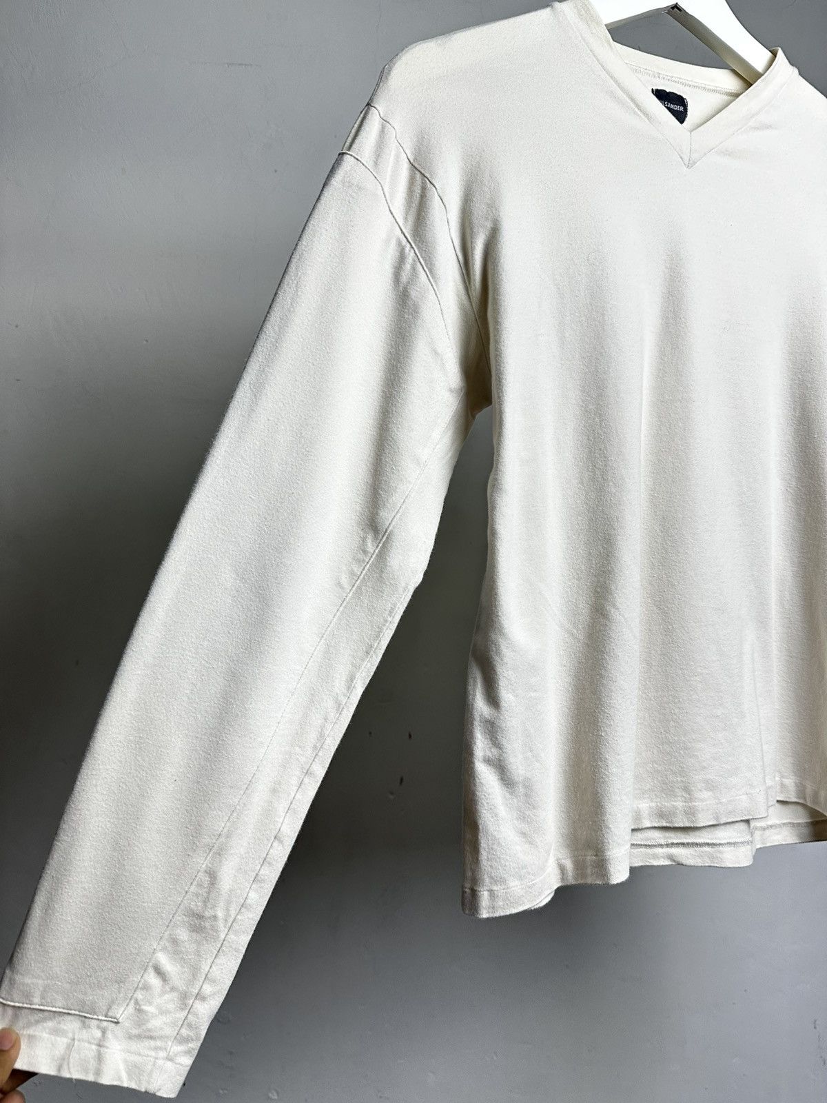 Jil Sander Jil Sander Raf Simons Era Double Layered Sleeve Tshirt Size US S / EU 44-46 / 1 - 5 Thumbnail