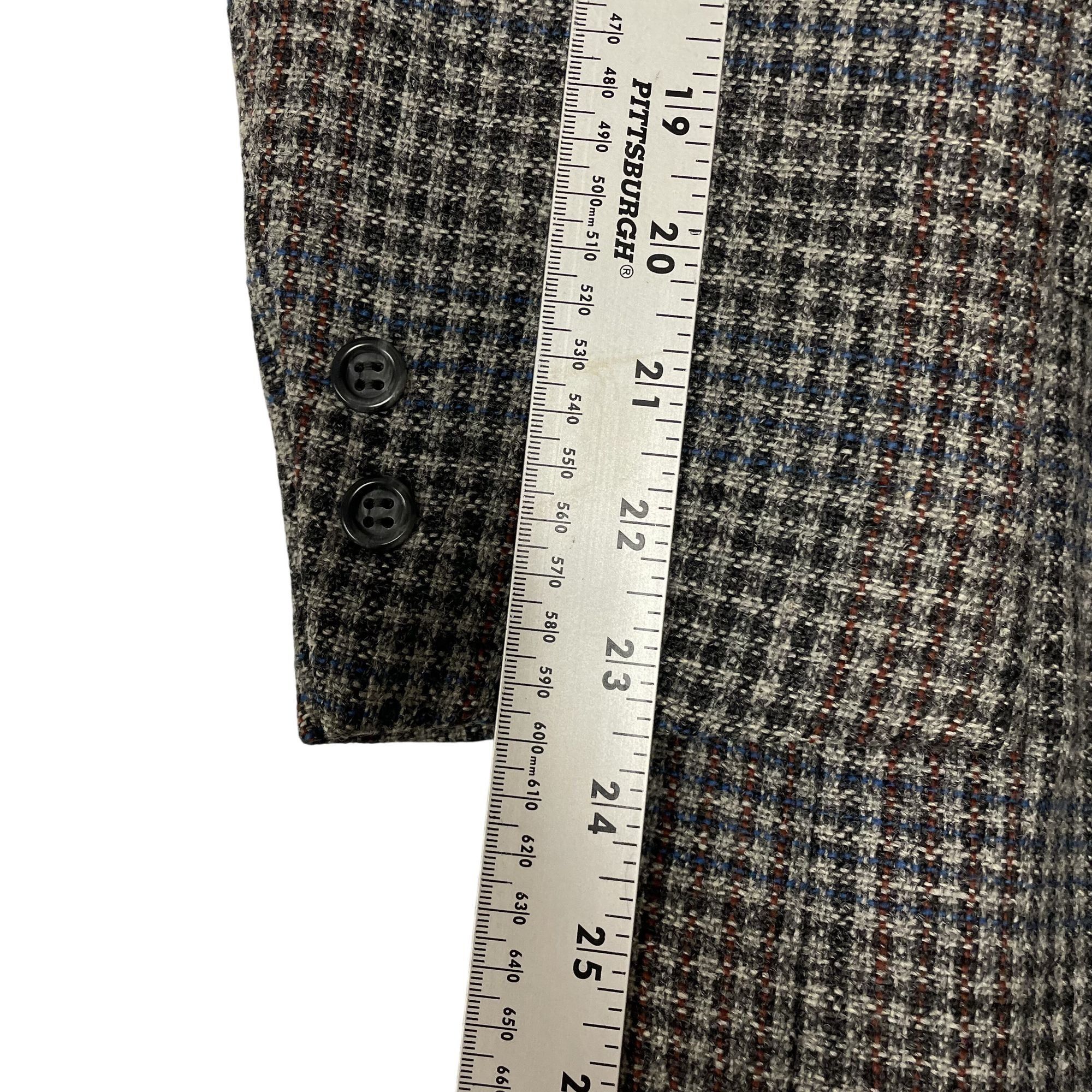 Other Vtg OVERCHECK Sport Coat WIDE LAPEL Disco MOD Jacket Size 38R - 8 Thumbnail
