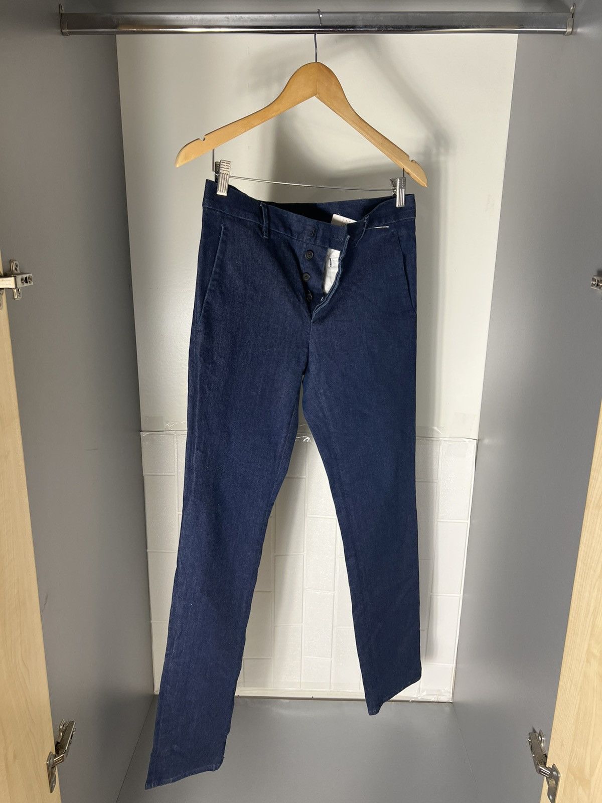 Prada × Vintage VERY RARE PRADA BLACK LABEL DENIM JEANS DESIGNER PANTS DELUX Size US 32 / EU 48 - 2 Thumbnail
