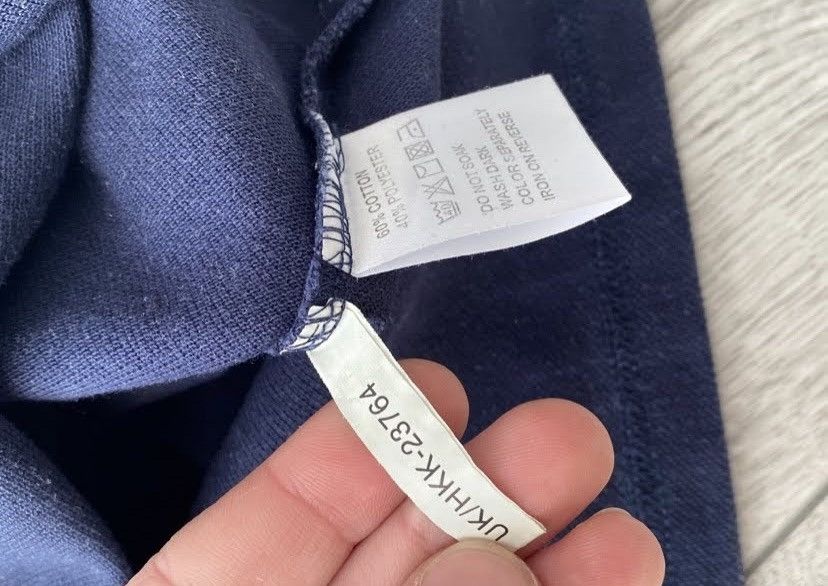 Vintage × Yves Saint Laurent Vintage 90's YSL Yves Saint Laurent Big Logo Polo Shirt Size US XL / EU 56 / 4 - 4 Thumbnail